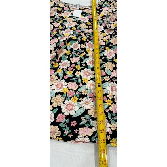 VELVET TORCH Women's Black/Pink Floral Dress SMALL - Picture 7 of 7